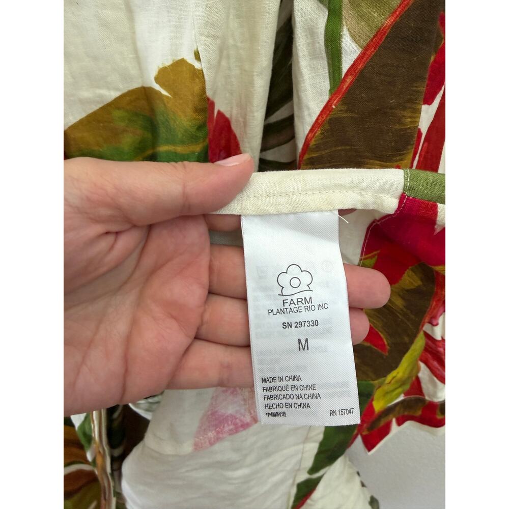 Farm Rio Spring Forest Mini Dress M - Picture 5 of 8